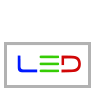 Icono de pantalla led
